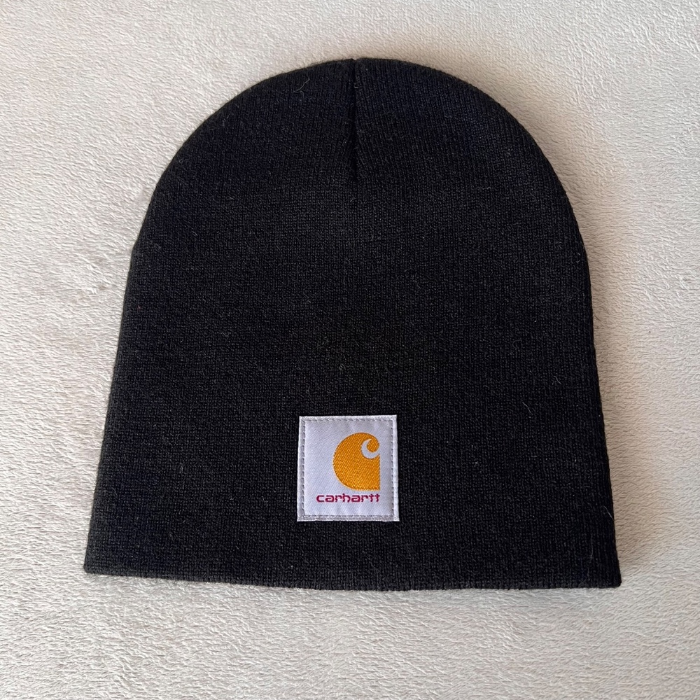 Carhartt Black Acrylic Knit Hat Unisex One Size